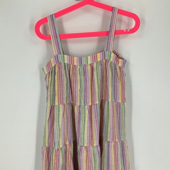 Splendid Girl's Adorn Sleeveless Spring Striped Sun Dress Multicolor Size 14 - Picture 2 of 7